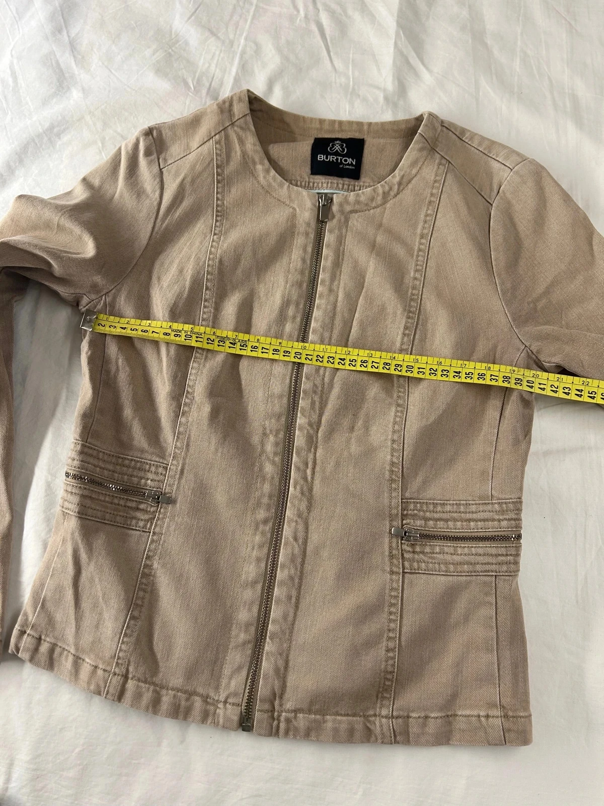 Crème beige spijkervest burton – photo 6